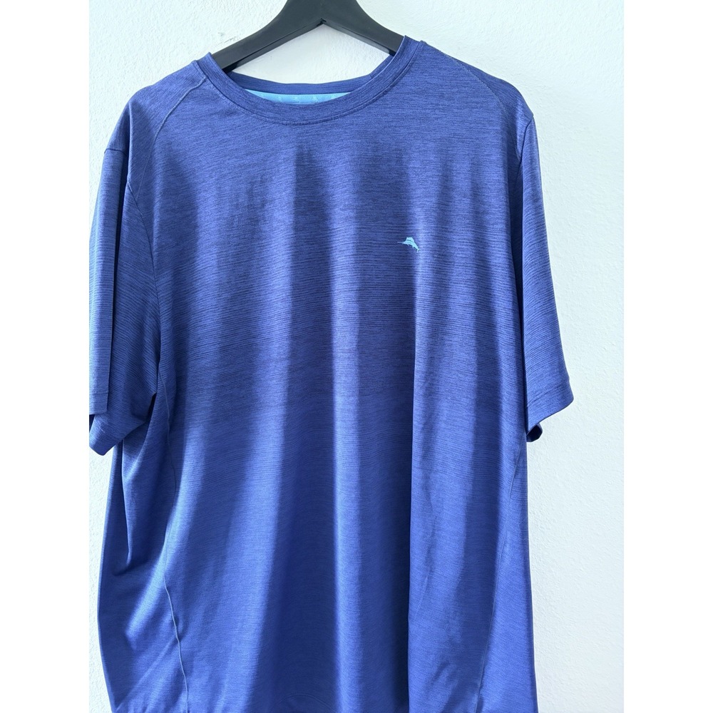 Tommy Bahama IslandZone Men Short Sleeve T Shirt Blue Marlin Logo XXL TTG